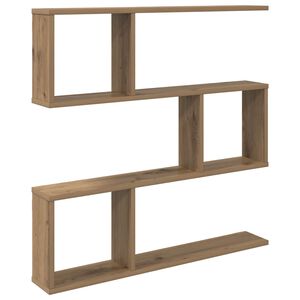 vidaXL P&oacute;łka ścienna Dąb artisan 80 x 12 x 79,5 cm Drewno inżynieryjne