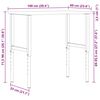 vidaXL Stolik roboczy, 100x60x(71,5-98) cm, drewno dębowe