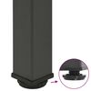 vidaXL Nogi do stołu barowego 4 szt. Antracyt 100-102 cm Stal