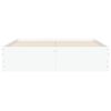 vidaXL Rama ł&oacute;żka z szufladami, biała, 120x190 cm