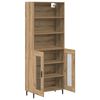 vidaXL Highboard Dąb rzemieślniczy 69,5 x 34 x 180 cm