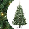 vidaXL Sztuczna choinka z zawiasami Zielony 150 cm PVC i Metal