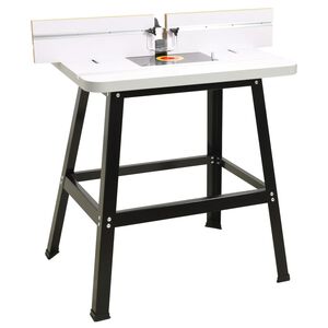 vidaXL St&oacute;ł do frezarki, stal i MDF, 81x61x88 cm