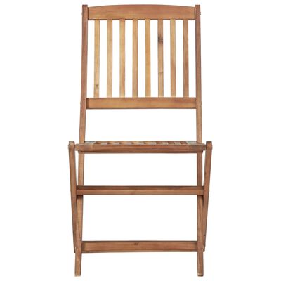 vidaXL Składane krzesła ogrodowe, 6 szt., lite drewno akacjowe