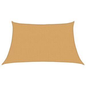 vidaXL Żagiel przeciwsłoneczny, 160 g/m&sup2;, trapez, jasnoszary, 3/4x2 m