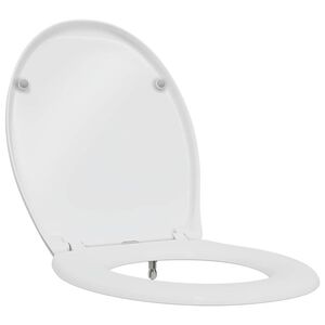 vidaXL Deska toaletowa Biały 47 x 37 x 4 cm Duroplast