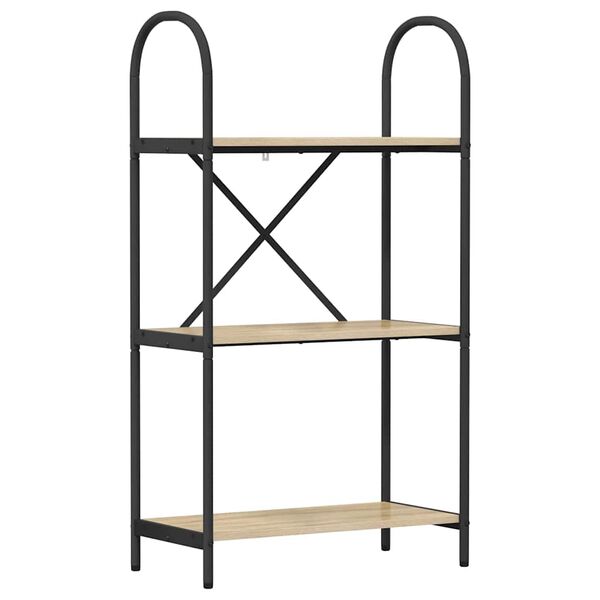 vidaXL P&oacute;łka na książki Dąb Sonoma 60 x 30 x 109 cm