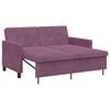 vidaXL Sofa Bed Fioletowy tkanina