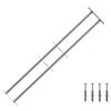 vidaXL Krata bezpieczeństwa do okien z 2 poprzeczkami 3 pcs