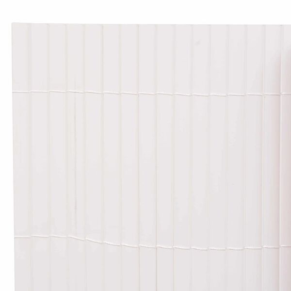 vidaXL Ogrodzenie Ogrodowe Biały 150 x 500 cm PVC