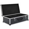 vidaXL Walizka na 80 płyt CD, aluminiowa, ABS, czarna