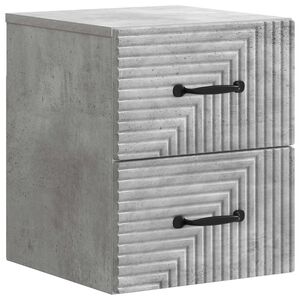 vidaXL Wisząca Szafka Nocna Betonowy szary 34,5 x 33 x 40 cm