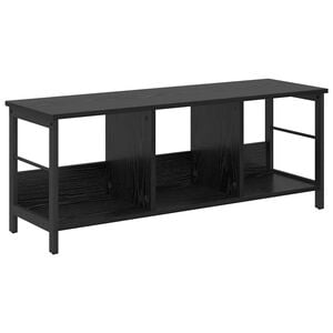 vidaXL P&oacute;łka na książki 3 poziomy 102 x 32 x 40,5 cm Czarny Dąb