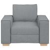 vidaXL Sofa Fotel Jasnoszary 100x78x84 cm Tkanina