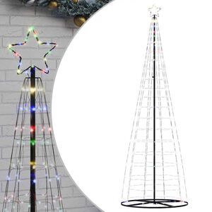 vidaXL Choinka LED 550 LED Kolorowa 300 cm