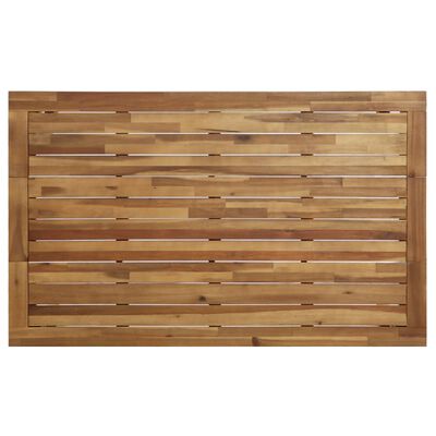 vidaXL Stół ogrodowy, 150x90x75 cm, lite drewno akacjowe