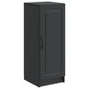 vidaXL Bufet Czarny 33 x 34,5 x 87 cm Drewno inżynieryjne