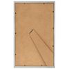 vidaXL Ramki na zdjęcia, 3 szt., stołowe, srebrne, 10x15 cm, MDF