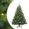 vidaXL Sztuczna choinka z 150 diodami LED Zielony 150 cm PE i PVC