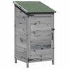 vidaXL Shed ogrodowy Szary 59 x 56 x 113,5 cm Drewno Świerkowe