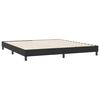 vidaXL Ł&oacute;żko Box Spring bez materaca Czarne 180x210 cm Aksamit