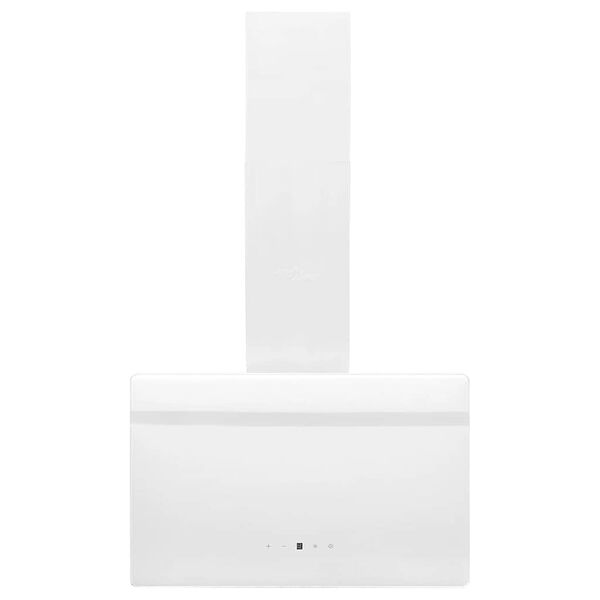 vidaXL Ścienny okap kuchenny, 60 cm, stal i hartowane szkło, biały