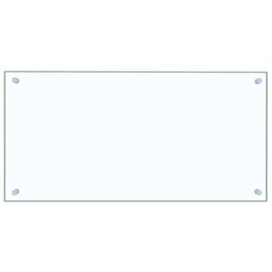 vidaXL Panel ochronny do kuchni, przezroczysty, 80x40 cm, szkło
