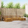 vidaXL Zestawy sof 6 pcs Naturalny Lite Drewno Akacji