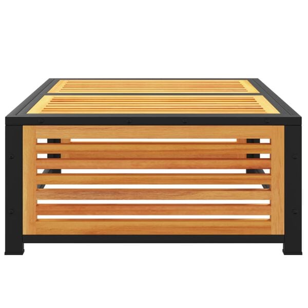 vidaXL Stolik ogrodowy, 68x68x30 cm, lite drewno akacjowe