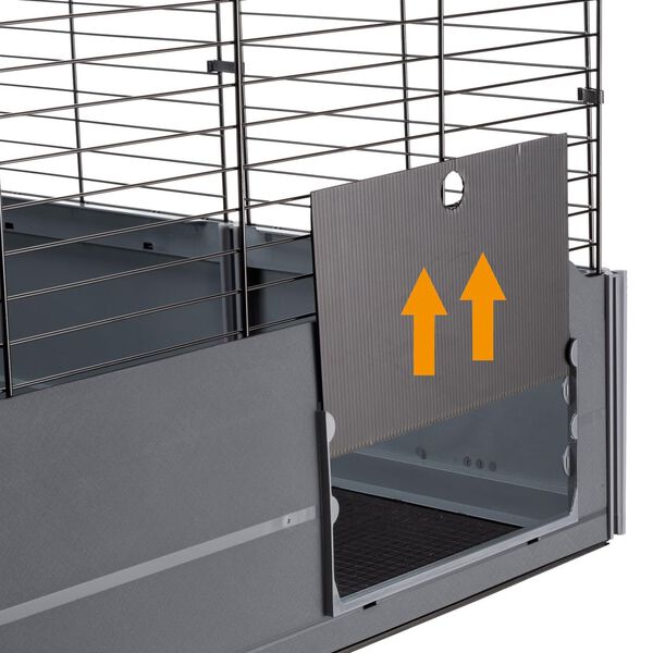 Ferplast Klatka dla gryzoni Multipla Open, 107,5x72x50 cm, czarna