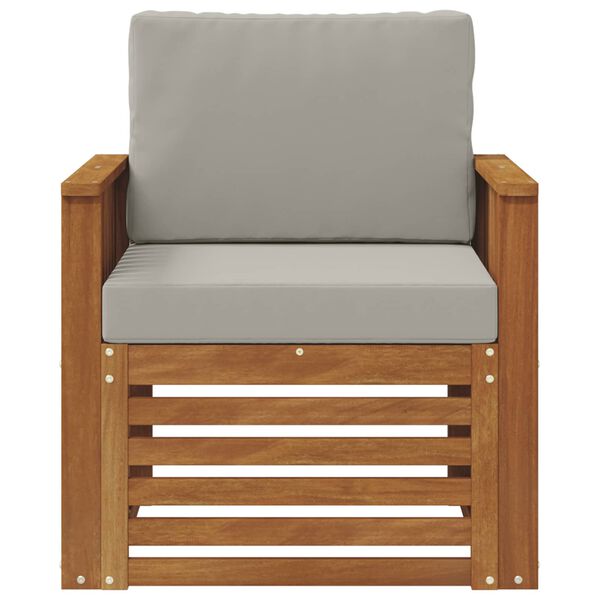 vidaXL Zestaw sof na zewnątrz Lite drewno akacjowe i poliester