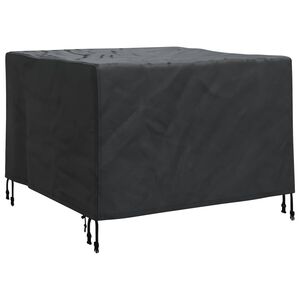 vidaXL Pokrowiec na meble 99 x 99 x 60 cm Tkanina Oxford 210D Czarny