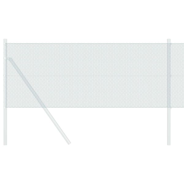 vidaXL Ogrodzenie heksagonalne Zielony 0,4 x 10 m PVC