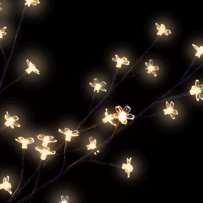 vidaXL Drzewko z lampkami, 2000 LED, ciepły biały, kwiat wiśni, 500 cm