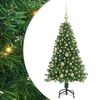 vidaXL Sztuczna choinka z podstawą Zielony 120 cm PVC i Stal i Plastik