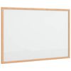 vidaXL Tablica magnetyczna z ramą z litego drewna sosnowego 60x40 cm