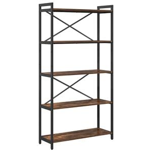 vidaXL P&oacute;łka na książki 80 x 30 x 155 cm Drewno inżynieryjne