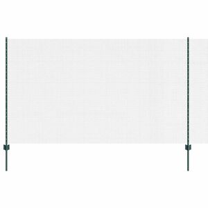 vidaXL Ogrodzenie z drutu spawanego z słupkami 50 x 1,4 m zielony