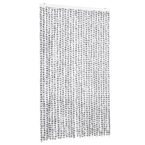 vidaXL Zasłona przeciwko owadom, jasnoszaro-ciemnoszara, 118x220 cm