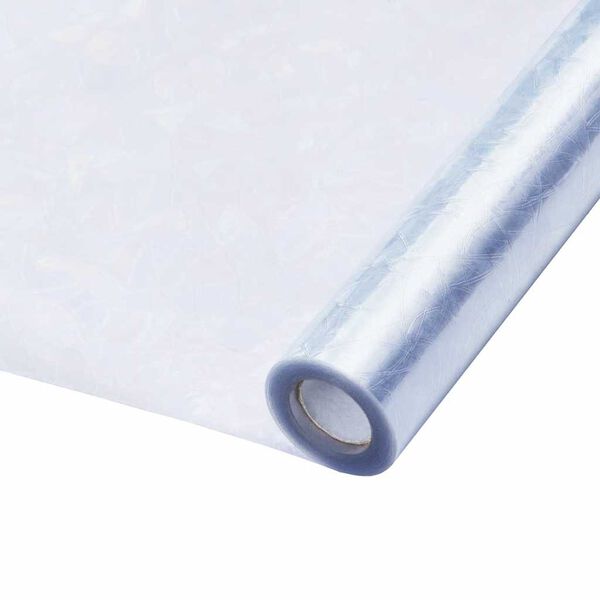 vidaXL Folie okienne, 3 szt., matowe, wzór w tęcze 3D, PVC