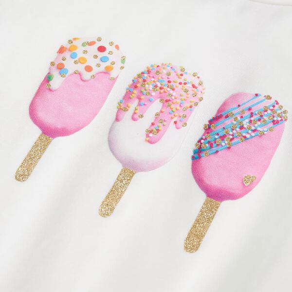 Koszulka dziecięca z kr&oacute;tkimi rękawami, ecru, 104