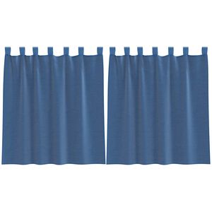 vidaXL Zasłony woalowe z pętelkami 2 szt. Royal Blue 140x140 cm
