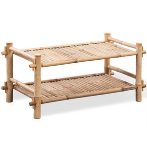 vidaXL P&oacute;łka na buty, 2-poziomowa