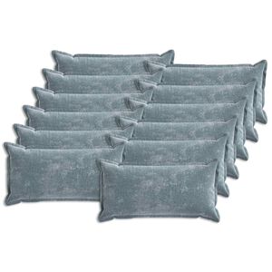 vidaXL Poszewka na poduszkę 12 pcs HOUTEN Jasnoniebieski 40 x 80 cm
