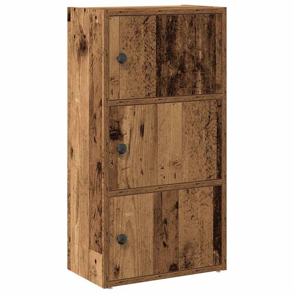 vidaXL Regał na książki, stare drewno, 40x24x77 cm