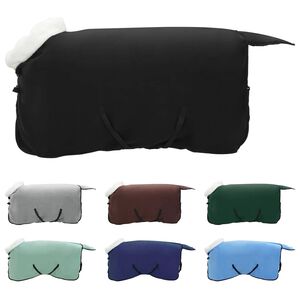 vidaXL Koc dla Koni Czarny 115 cm Polarowy fleece