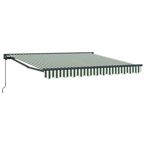 vidaXL Rama markizy Zielony i Biały 300 x 250 cm