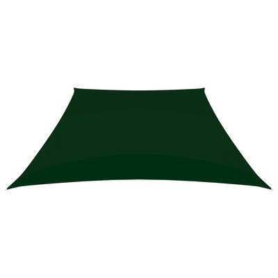 vidaXL Trapezowy żagiel ogrodowy, tkanina Oxford, 3/5x4 m, zielony