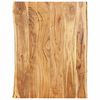 vidaXL Blat, lite drewno akacjowe, 80x(50-60)x2,5 cm