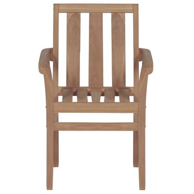 vidaXL Krzesła ogrodowe, 2 szt., poduszki w szarą kratę, drewno tekowe